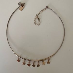 Dangling Star Choker Necklace